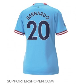 Manchester City Bernardo Silva #20 Hemma Matchtröja Dam 2022-23 Kortärmad